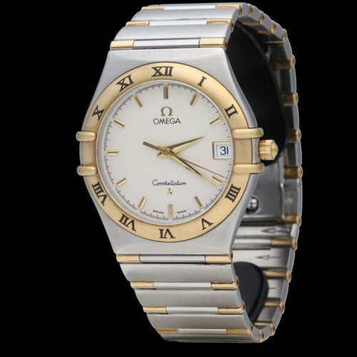 Montre Omega Constellation - Montre homme en or jaune et acier, quartz 58 Facettes MT44544