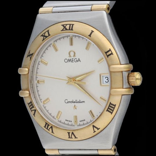 Montre Omega Constellation - Montre homme en or jaune et acier, quartz 58 Facettes MT44544
