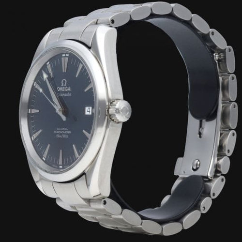 Montre Omega Seamaster Aqua Terra Co-Axial - Montre automatique acier 39 mm 58 Facettes MT41797