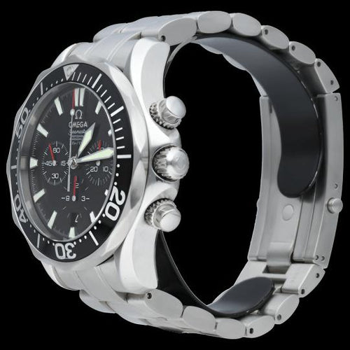 Montre Omega Seamaster 300M - Montre chronographe automatique en acier 58 Facettes MT43706