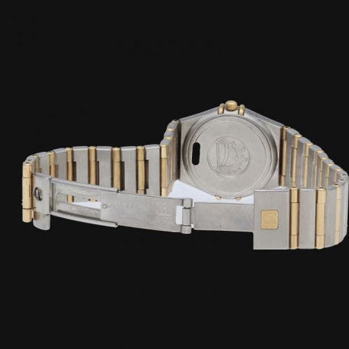 Montre Omega Constellation - Montre Mini 22 mm quartz en or jaune et acier 58 Facettes MT44011