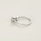 Bague 53 Solitaire en or blanc et diamant 58 Facettes B250581
