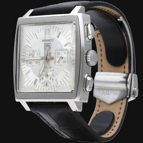 Montre TAG Heuer Monaco - Montre chronographe automatique en acier 58 Facettes MT44526