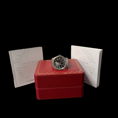 Montre Cartier Calibre de Cartier - Montre homme automatique en acier 42 mm 58 Facettes MT44422