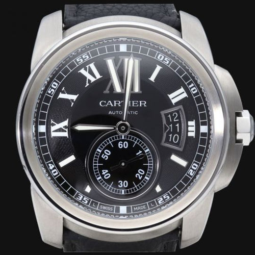 Montre Cartier Calibre de Cartier - Montre homme 42 mm en acier 58 Facettes MT44458