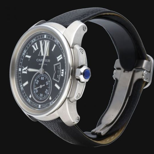 Montre Cartier Calibre de Cartier - Montre homme 42 mm en acier 58 Facettes MT44458