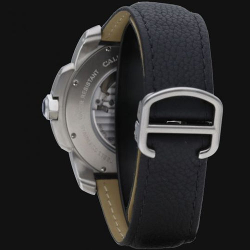 Montre Cartier Calibre de Cartier - Montre homme 42 mm en acier 58 Facettes MT44458