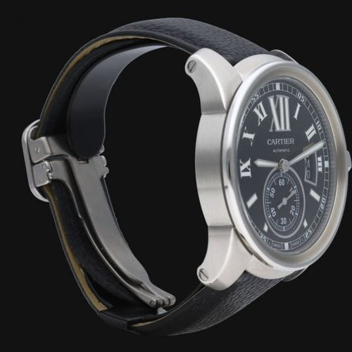 Montre Cartier Calibre de Cartier - Montre homme 42 mm en acier 58 Facettes MT44458