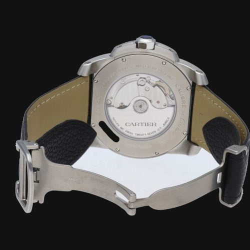 Montre Cartier Calibre de Cartier - Montre homme 42 mm en acier 58 Facettes MT44458