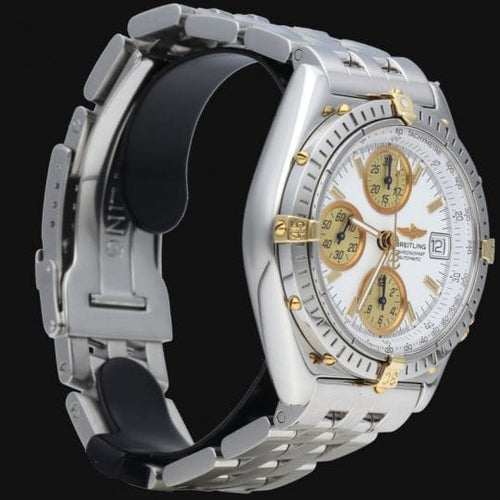 Montre Breitling Chronomat - Montre chronographe en or jaune et acier 58 Facettes MT42109