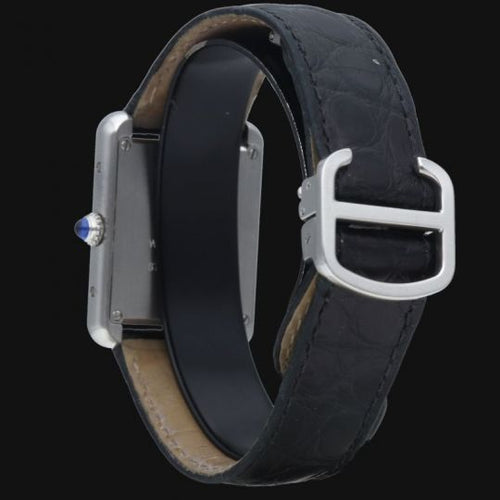 Montre Cartier Tank Solo - Montre femme à quartz 24 x 31 mm 58 Facettes MT44197