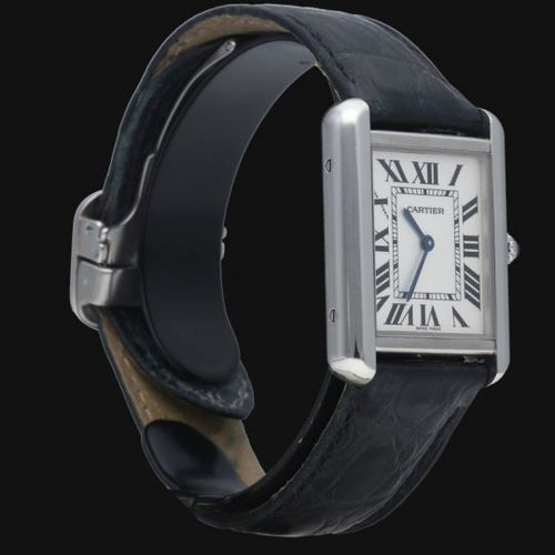 Montre Cartier Tank Solo - Montre femme à quartz 24 x 31 mm 58 Facettes MT44197