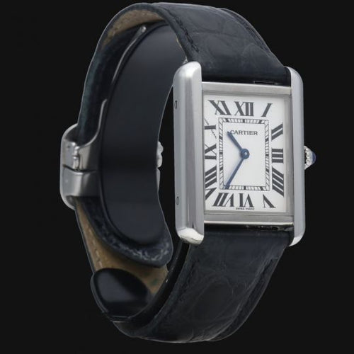 Montre Cartier Tank Solo - Montre femme à quartz 24 x 31 mm 58 Facettes MT44197