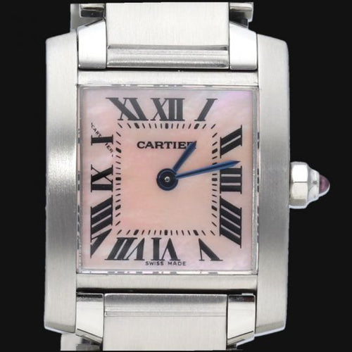 Montre Cartier Tank Française - Montre en acier 58 Facettes MT43913