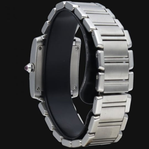 Montre Cartier Tank Française - Montre en acier 58 Facettes MT43913