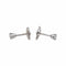 Boucles d'oreilles Boucles d'oreilles Puces Or blanc Diamant 58 Facettes 4830464CN