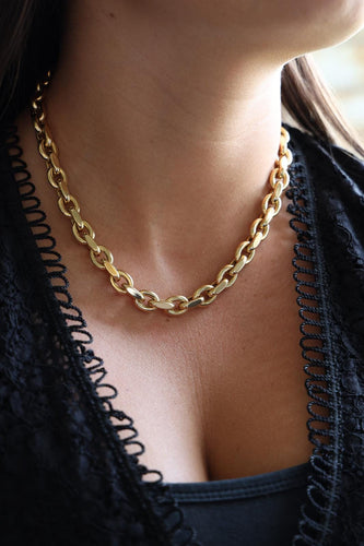 Collier Collier Maille forçat Or jaune 58 Facettes 1641172CN