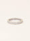 Bague 48 Alliance tour complet or blanc diamants 0,50 carat 58 Facettes 1199.6