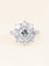 Bague 54 Bague marguerite or blanc diamants 3,90 carats 58 Facettes 1259.4