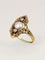 Bague 47 Bague marquise Art Nouveau or jaune perle fine diamants 58 Facettes 1260