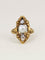 Bague 47 Bague marquise Art Nouveau or jaune perle fine diamants 58 Facettes 1260