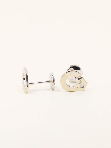 Boucles d'oreilles DINH VAN Boucles d'oreilles menottes R8 or blanc 58 Facettes 1215.9