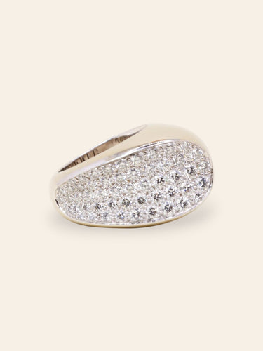 Bague 53 FRED Bague Candy or blanc diamants 58 Facettes 1211.8