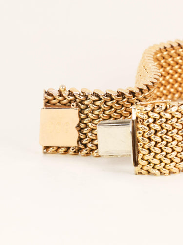 Bracelet UnoAErre Bracelet maille milanaise or jaune 58 Facettes 1254.3