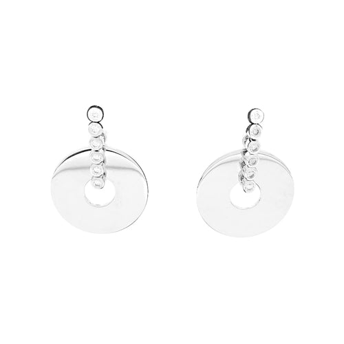 Boucles d'oreilles Boucles d'oreilles CHAUMET, "Boréal", en or blanc 750/000 et diamants. 58 Facettes 34882