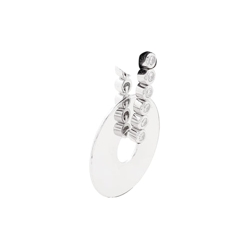 Boucles d'oreilles Boucles d'oreilles CHAUMET, "Boréal", en or blanc 750/000 et diamants. 58 Facettes 34882