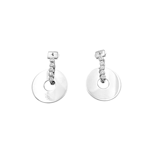 Boucles d'oreilles Boucles d'oreilles CHAUMET, "Boréal", en or blanc 750/000 et diamants. 58 Facettes 34882