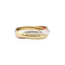 Bague 47 Bague Cartier, "Trinity", trois tons d'or. 58 Facettes 35385