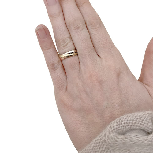 Bague 47 Bague Cartier, "Trinity", trois tons d'or. 58 Facettes 35385