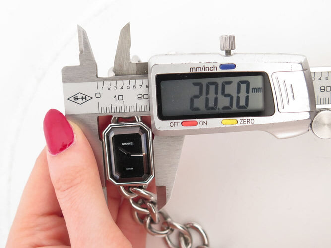 Montre vintage montre CHANEL premiere chaine gourmette gm h7018 26mm quartz 58 Facettes 273067