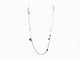 Collier collier HERMES sautoir confettis ex-libris en argent 925 or jaune 58 Facettes 271754