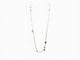 Collier collier HERMES sautoir confettis ex-libris en argent 925 or jaune 58 Facettes 271754