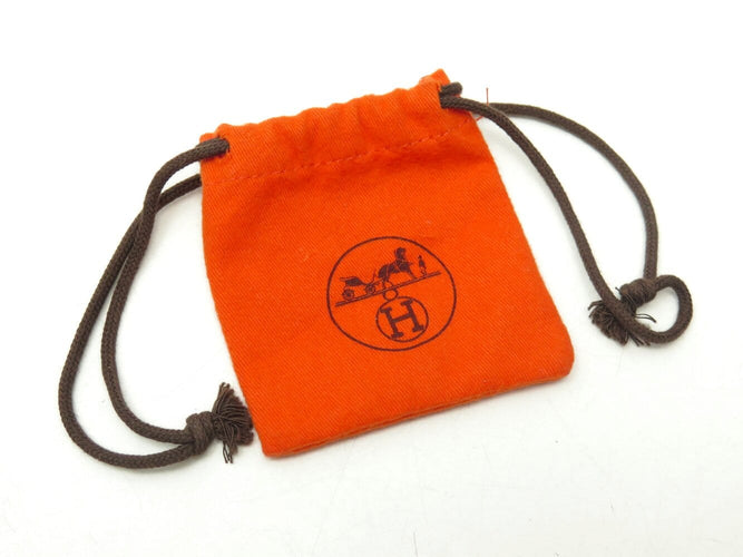 Collier collier HERMES sautoir confettis ex-libris en argent 925 or jaune 58 Facettes 271754