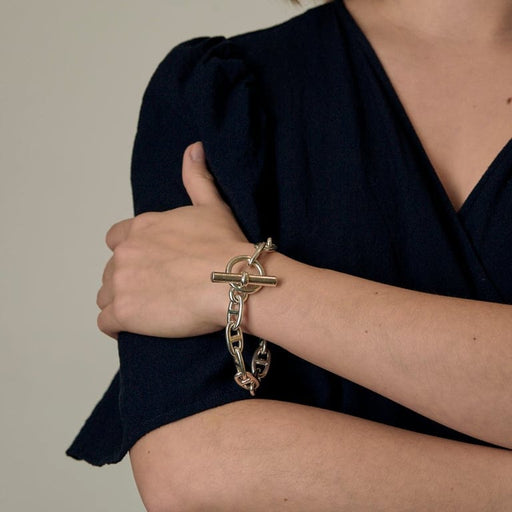 Hermès Bracelet Chaîne d'Ancre en argent 58 Facettes B250115