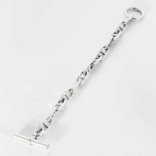 Hermès Bracelet Chaîne d'Ancre en argent 58 Facettes B250115