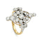 Bague Art déco - Bague en or jaune 18 ct et platine avec diamants taille ancienne 58 Facettes VI-0005