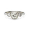Bague Bague trois pierres en platine avec diamants taille Old Mine 1,40 ct 58 Facettes EW-0021