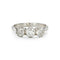 Bague 53.5 Bague victorienne trois pierres en or blanc 18 ct et diamants 1,45 ct 58 Facettes VI-0029