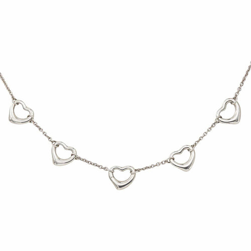 Collier Tiffany & Co - Collier Open Heart Elsa Peretti en argent 925 58 Facettes 4960102CN