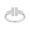 Bague 50 Tiffany & Co Bague T Or blanc Diamant 58 Facettes 5006196RV