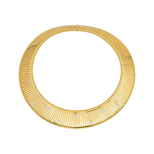 Collier Weingrill Collier  Tubogas  Or jaune Diamant 58 Facettes 4815677CN