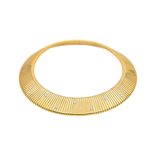 Collier Weingrill Collier  Tubogas  Or jaune Diamant 58 Facettes 4815677CN