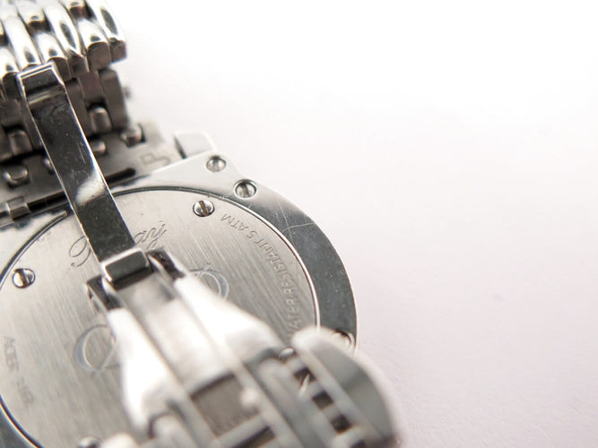 Montre montre POIRAY ma seconde 316l 29mm acier palladie quartz  lady 58 Facettes 272979