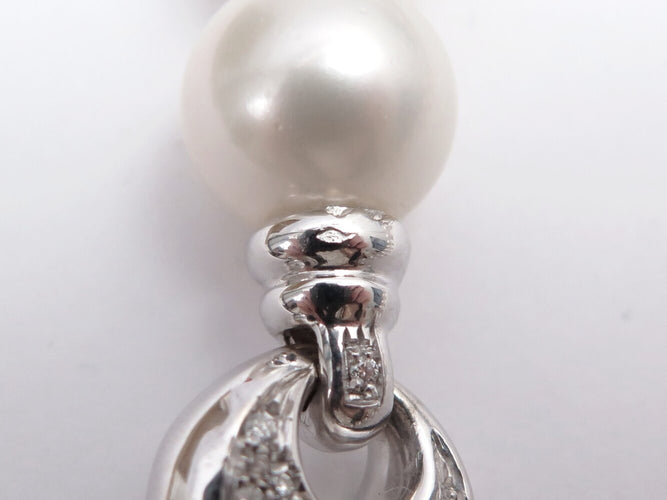 Collier collier de 29 perles des mers du sud & or gris 18k pls 58 Facettes 273028