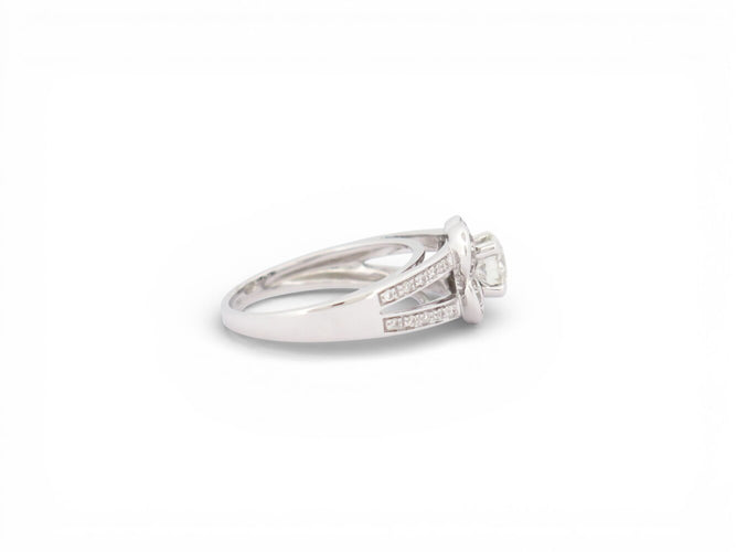Bague 50 bague MAUBOUSSIN chance of love n5 diamant 0.5ct t50 en or blanc 18k 58 Facettes 272900