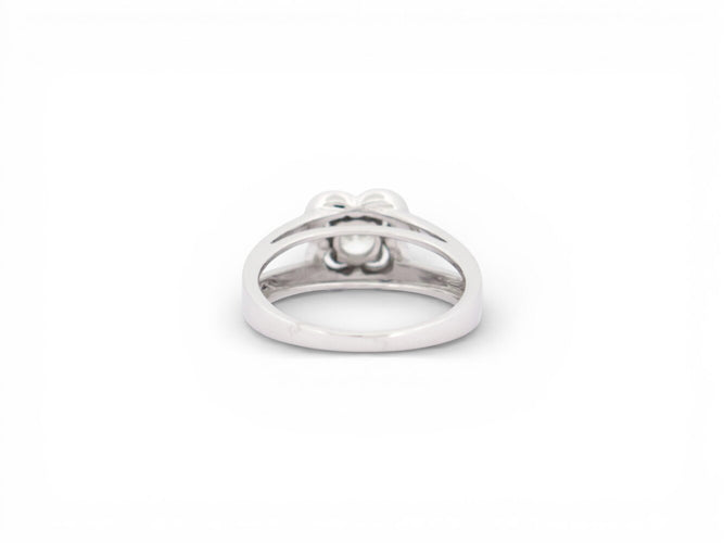 Bague 50 bague MAUBOUSSIN chance of love n5 diamant 0.5ct t50 en or blanc 18k 58 Facettes 272900